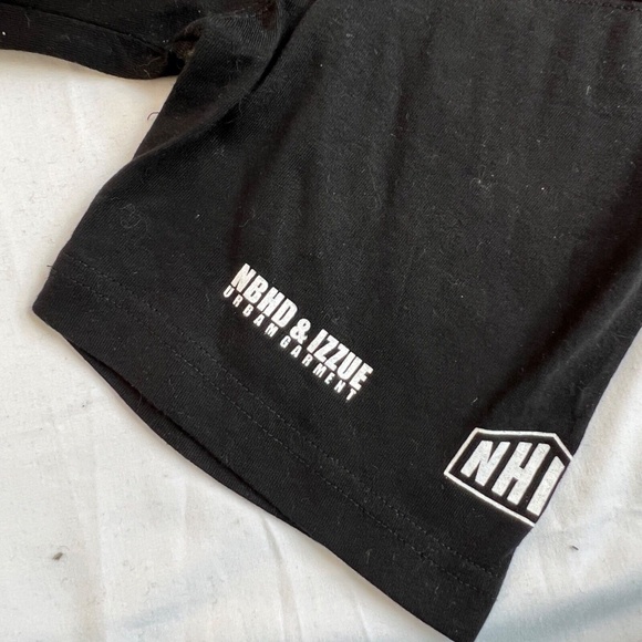 NHIZ Izzue Plus Neighborhood T-Shirt Union Jack Black XL Special Project Cotton - Picture 7 of 11